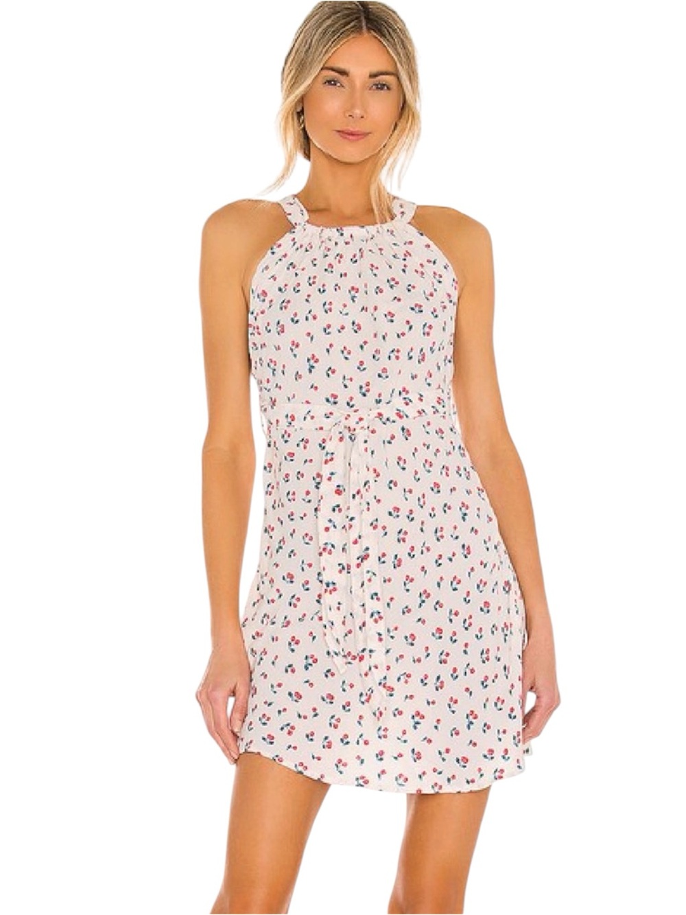 Lovers + Friends Cherry Party Mini Dress Red Cherries Size Medium